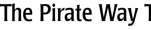 Font : Poppl-Laudatio-Condensed 2 Custom Text : The Pirate Way Test your own text here Click to download or to view this font on a tshirt that can be custom printed in Bali
